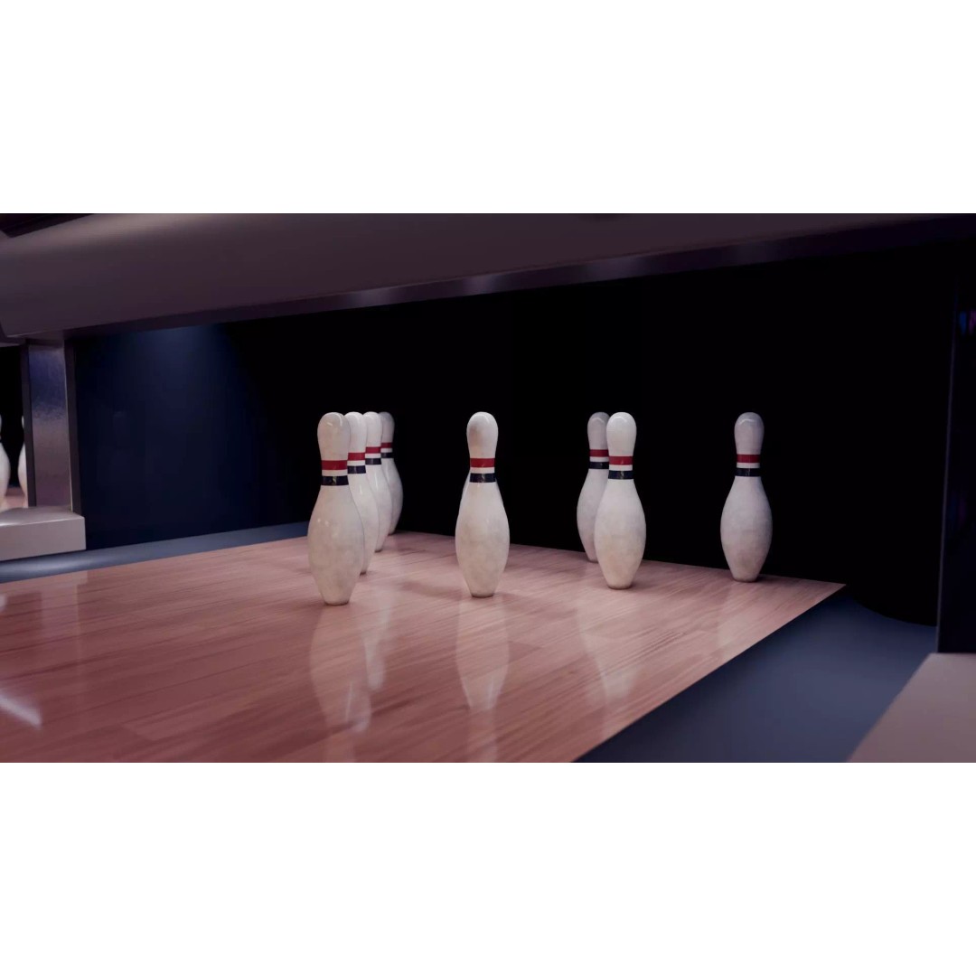 Bowling Alley 3D Model – High-Quality Blender Environment for Games - View 5