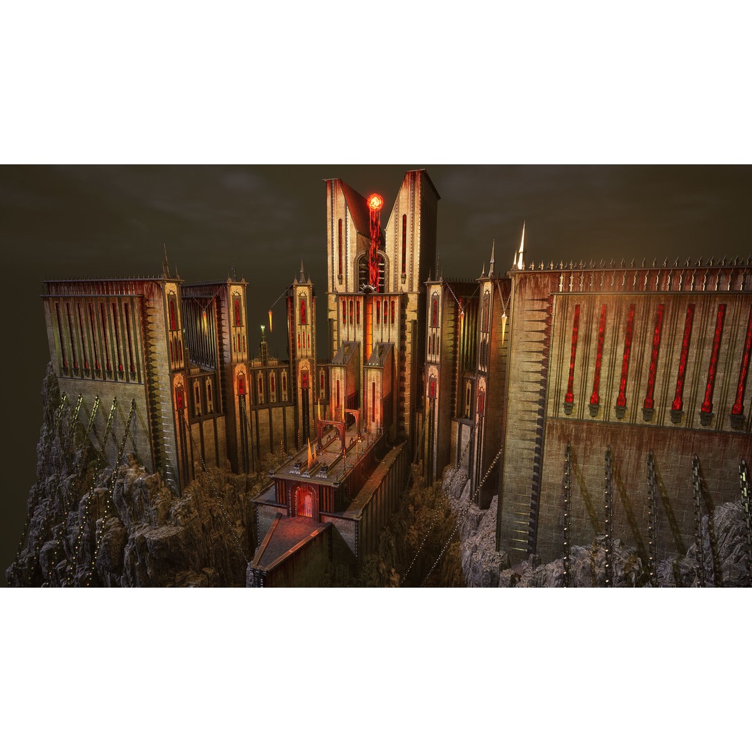 Chambers Of Pain 3D Model – Low Poly Architectural Dungeon Asset, FBX - View 4