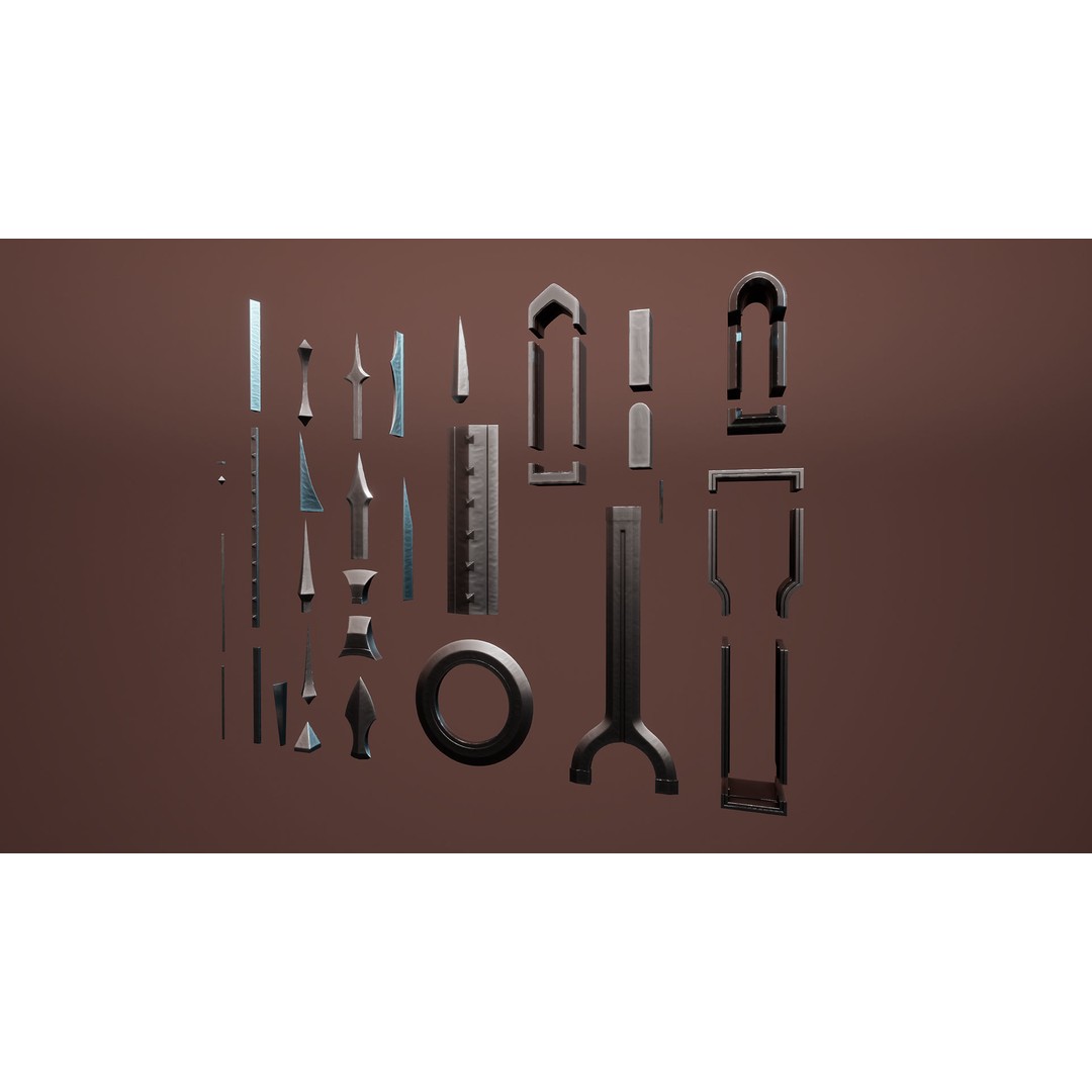 Chambers Of Pain 3D Model – Low Poly Architectural Dungeon Asset, FBX - View 5