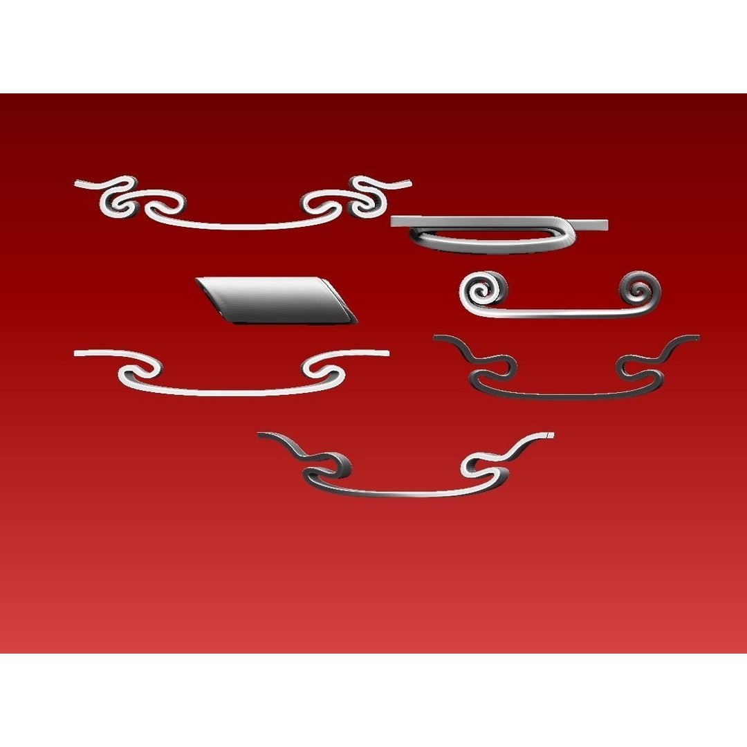 Ribbons 3D Model – Realistic Decorative Bow for Gifts, STL/OBJ - View 13