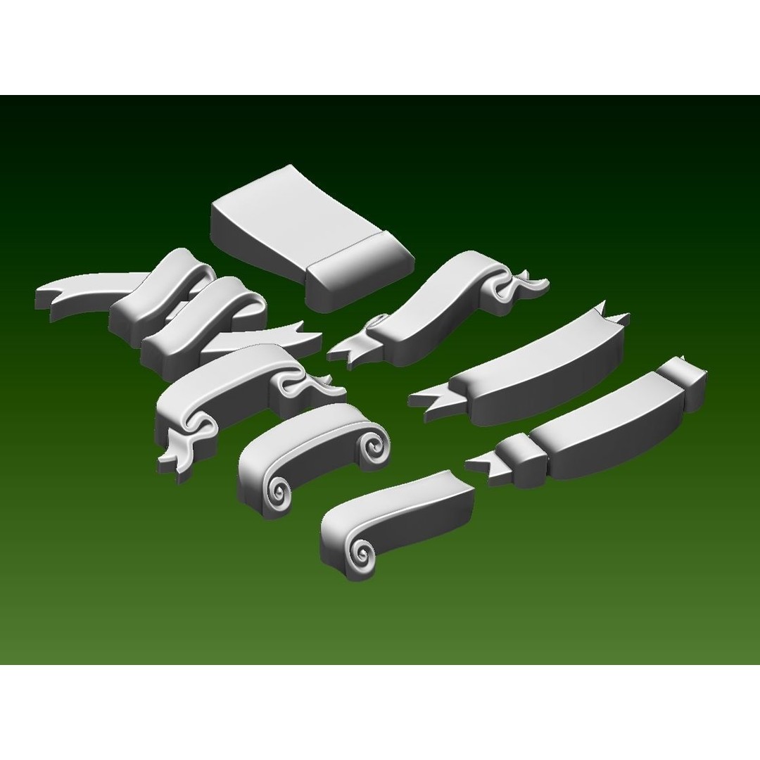 Ribbons 3D Model – Realistic Decorative Bow for Gifts, STL/OBJ - View 6