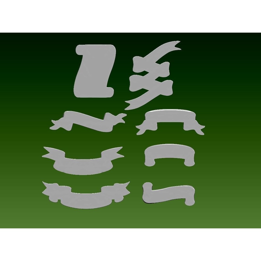 Ribbons 3D Model – Realistic Decorative Bow for Gifts, STL/OBJ - View 7