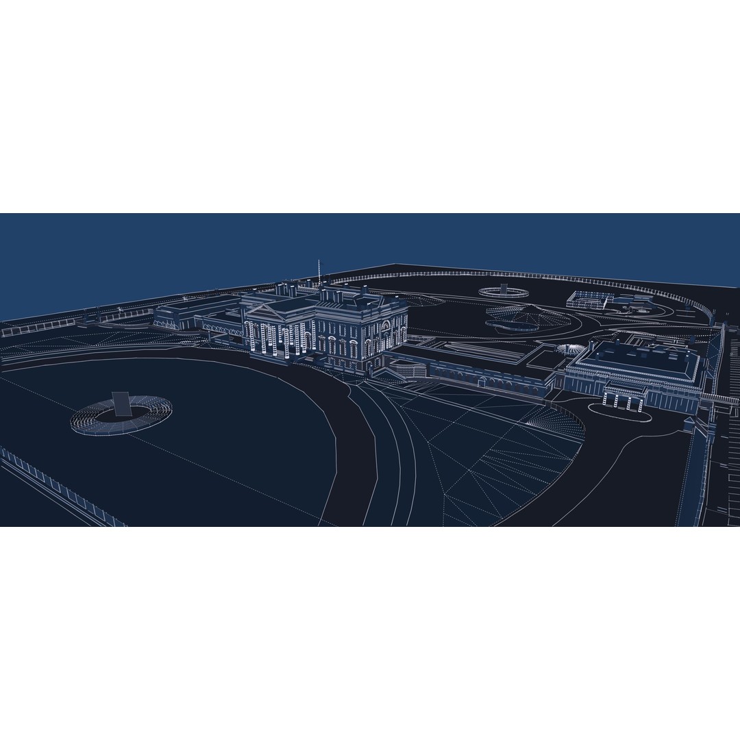 The White House 3D Model – Detailed Architectural Asset, Lumion Ready