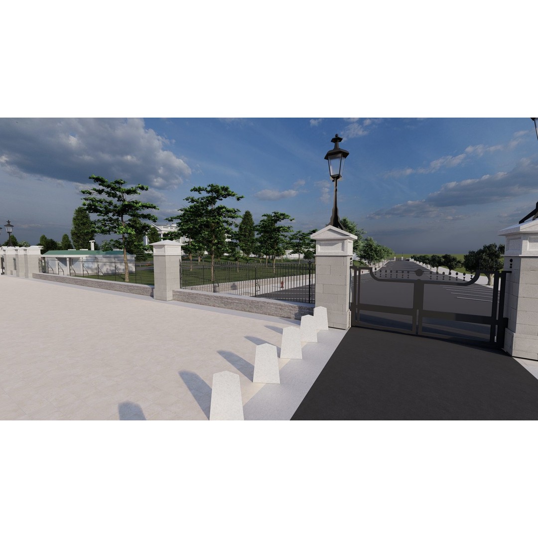 The White House 3D Model – Detailed Architectural Asset, Lumion Ready - View 10
