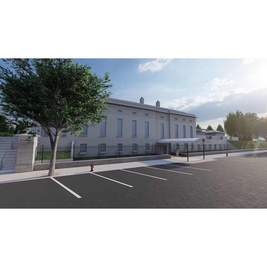 The White House 3D Model – Detailed Architectural Asset, Lumion Ready - View 11