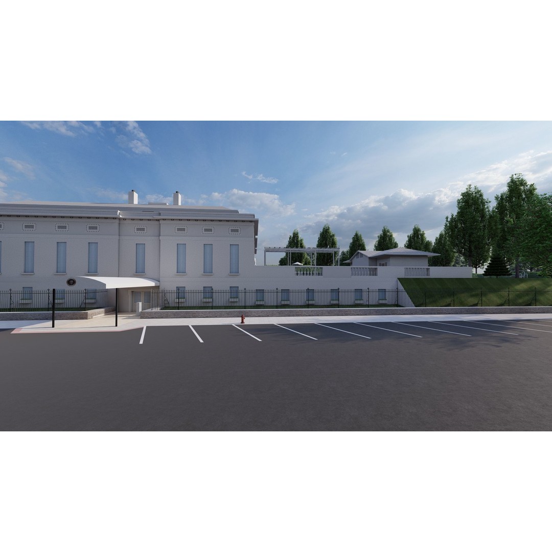 The White House 3D Model – Detailed Architectural Asset, Lumion Ready - View 12