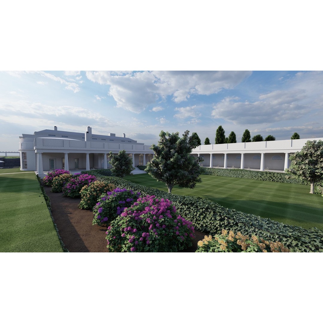 The White House 3D Model – Detailed Architectural Asset, Lumion Ready - View 17