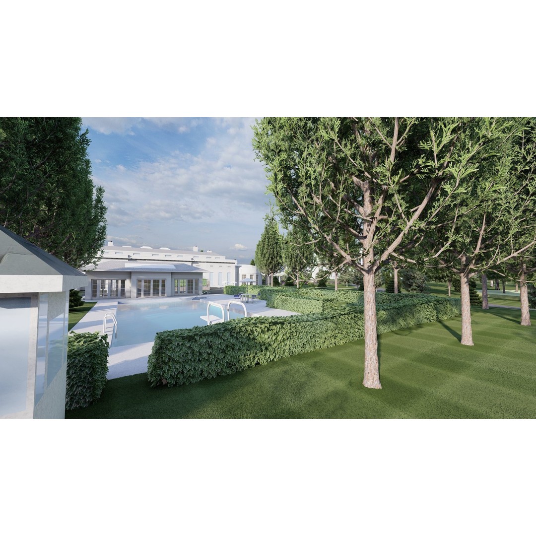 The White House 3D Model – Detailed Architectural Asset, Lumion Ready - View 18