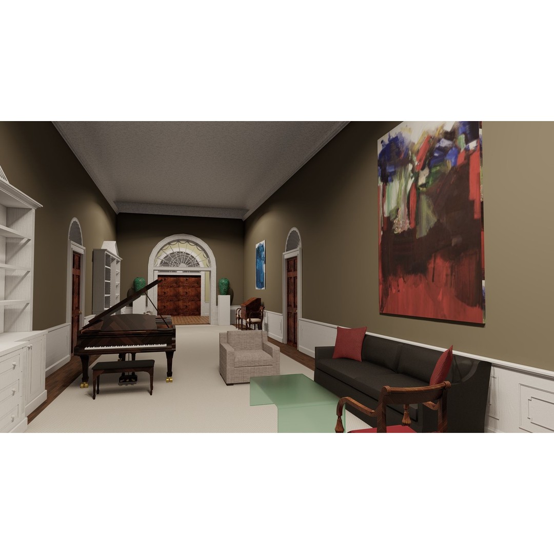 The White House 3D Model – Detailed Architectural Asset, Lumion Ready - View 31