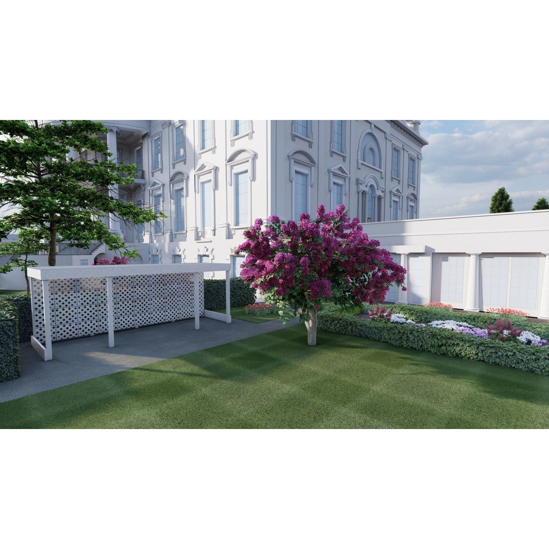 The White House 3D Model – Detailed Architectural Asset, Lumion Ready - View 45