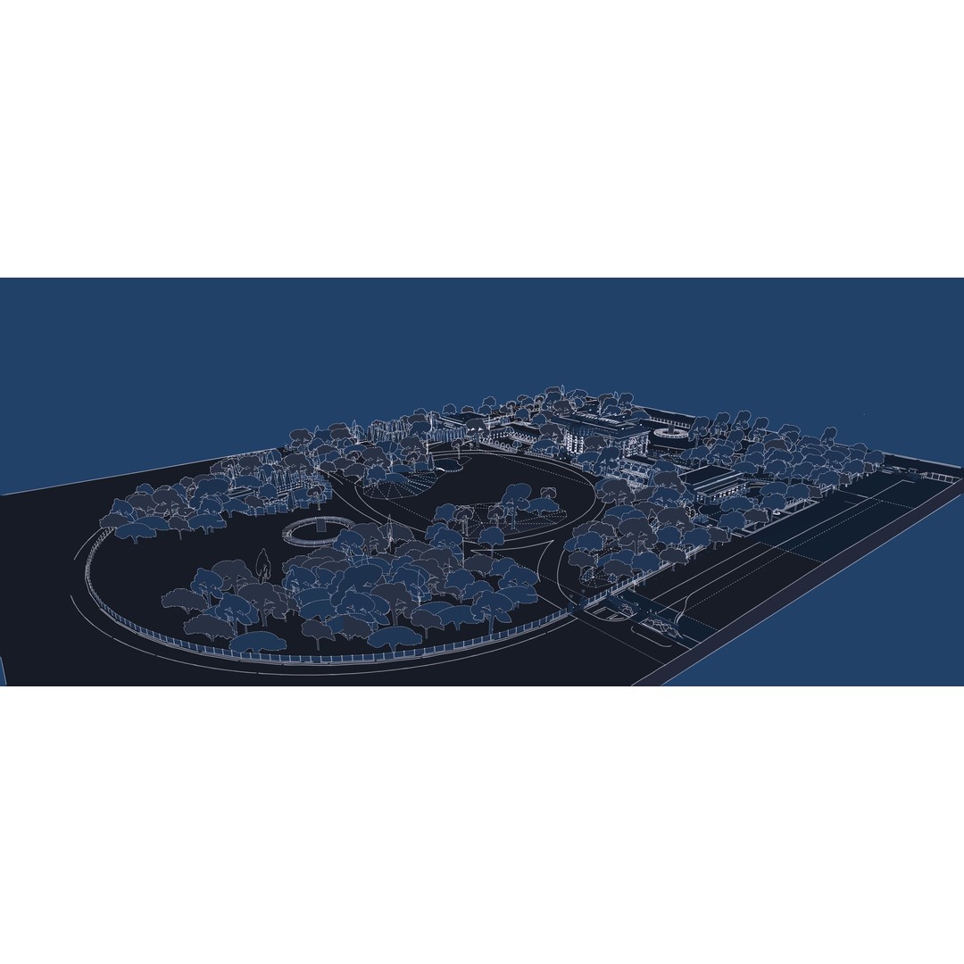 The White House 3D Model – Detailed Architectural Asset, Lumion Ready - View 52