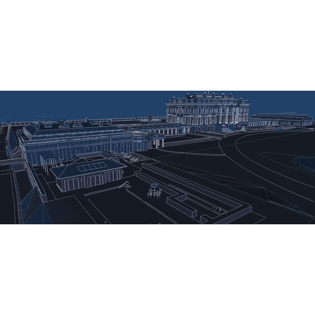 The White House 3D Model – Detailed Architectural Asset, Lumion Ready - View 54
