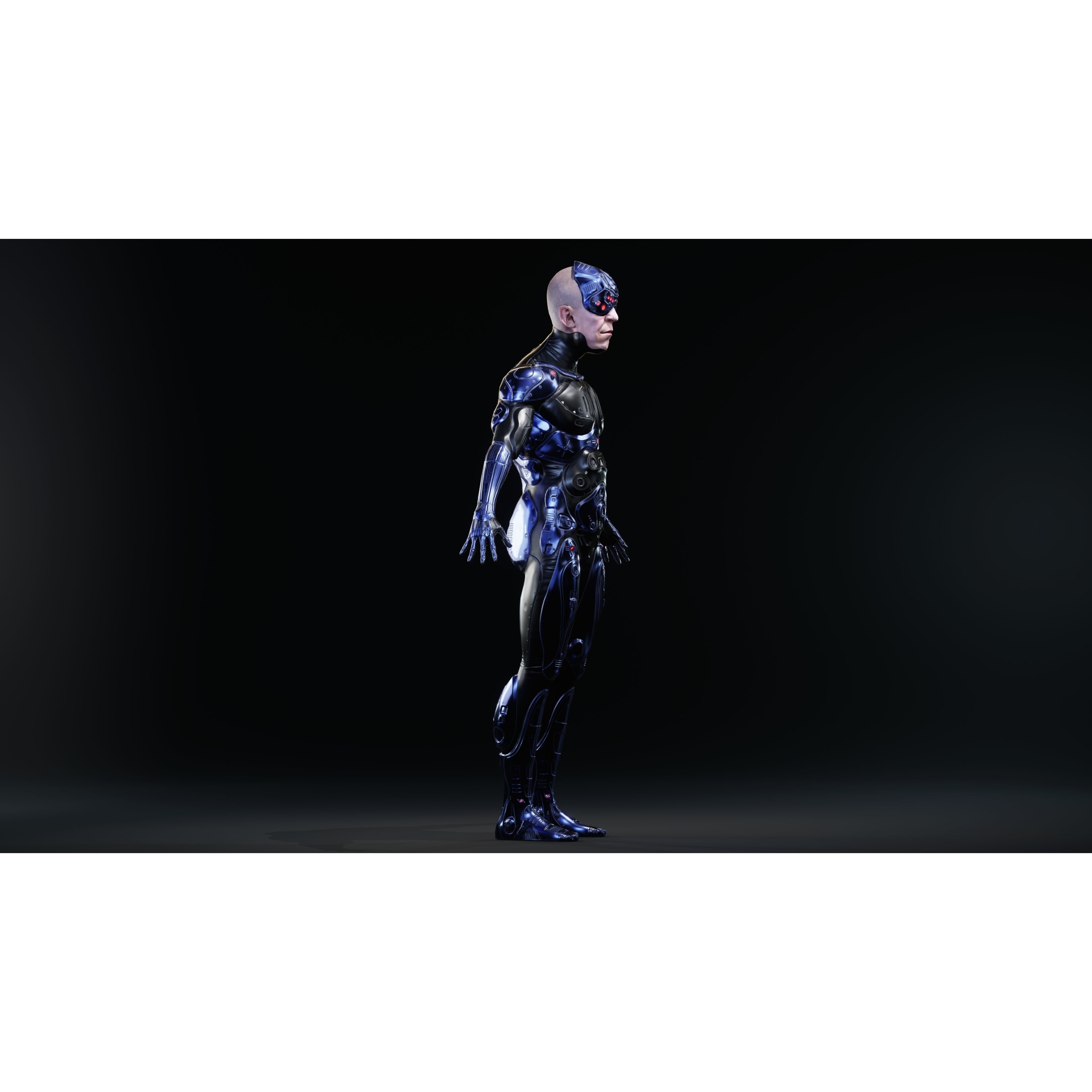 Sci-Fi Robot-M5 - Low-Poly Game-Ready 3D Model - View 29