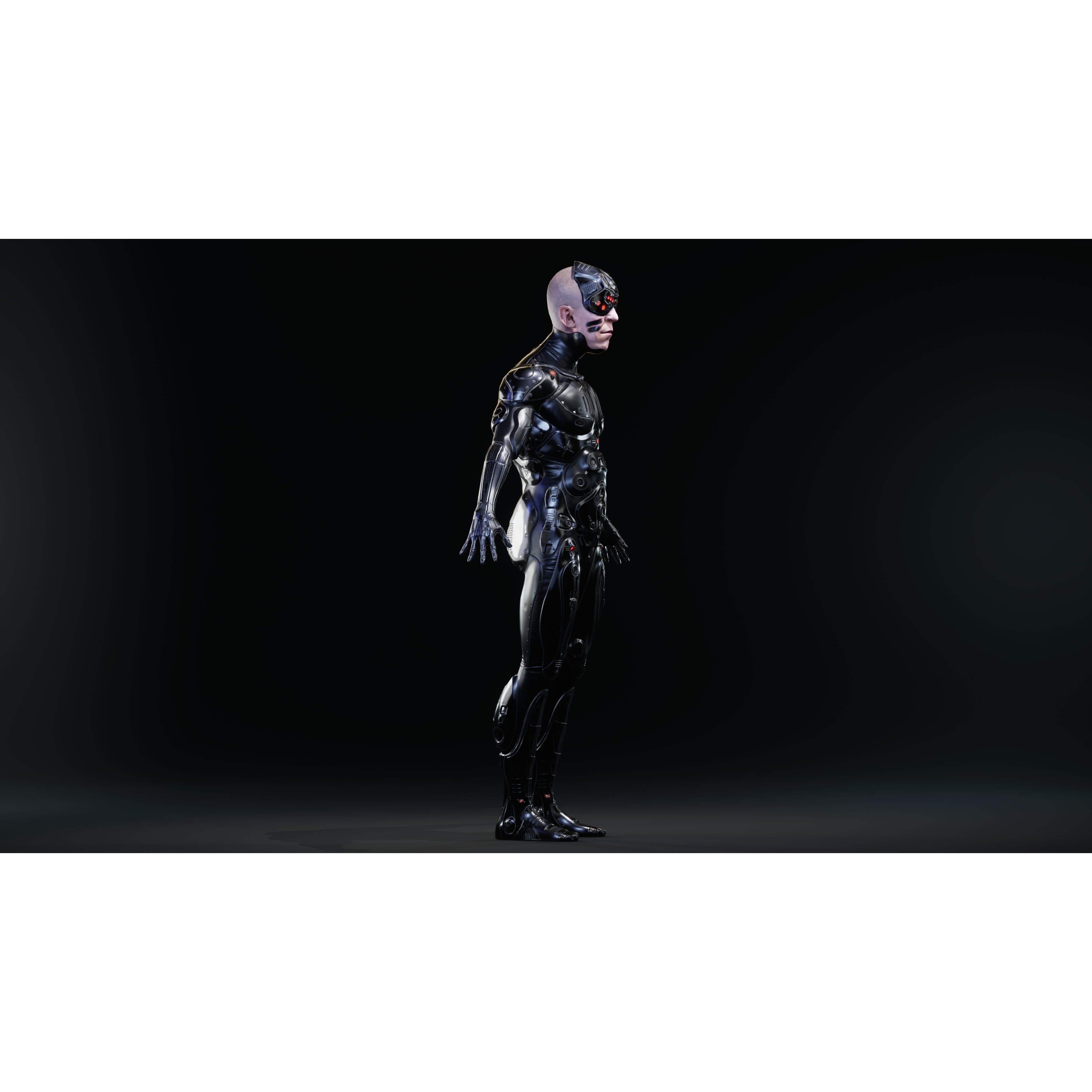 Sci-Fi Robot-M5 - Low-Poly Game-Ready 3D Model - View 32
