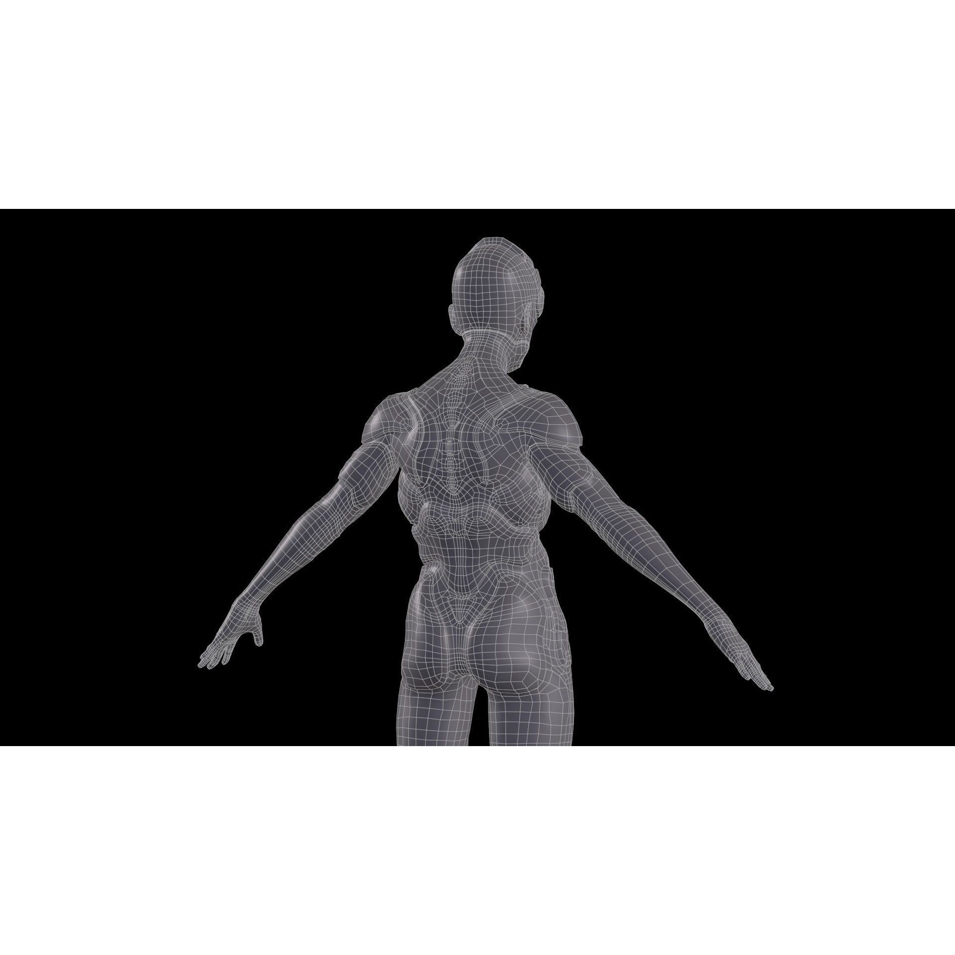 Sci-Fi Robot-M5 - Low-Poly Game-Ready 3D Model - View 47