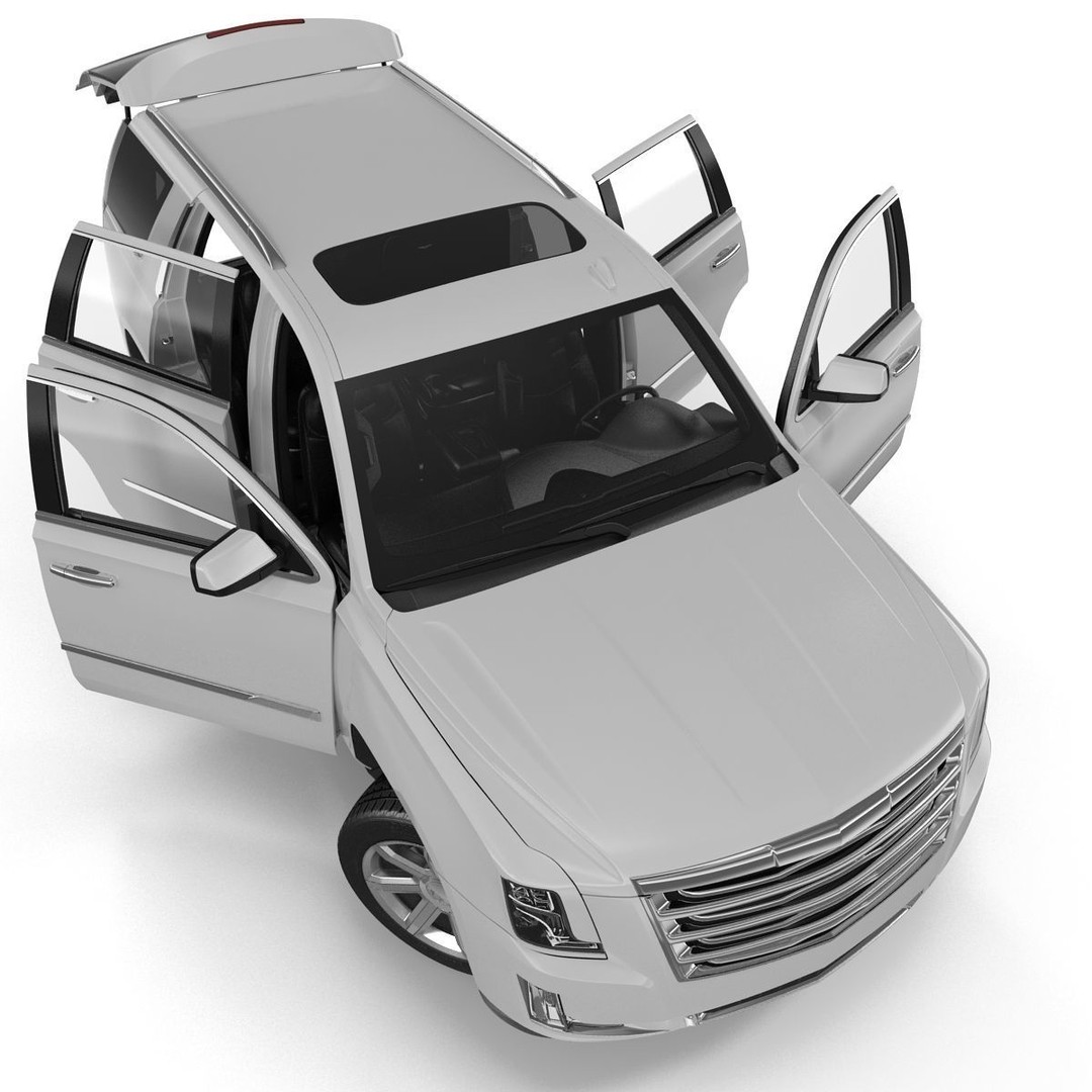 Generic SUV 3D Model – Rigged High-Quality Car Asset, FBX, OBJ - View 16