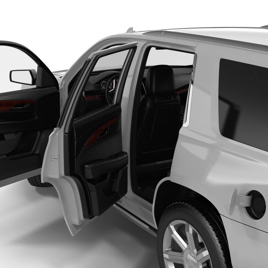 Generic SUV 3D Model – Rigged High-Quality Car Asset, FBX, OBJ - View 22