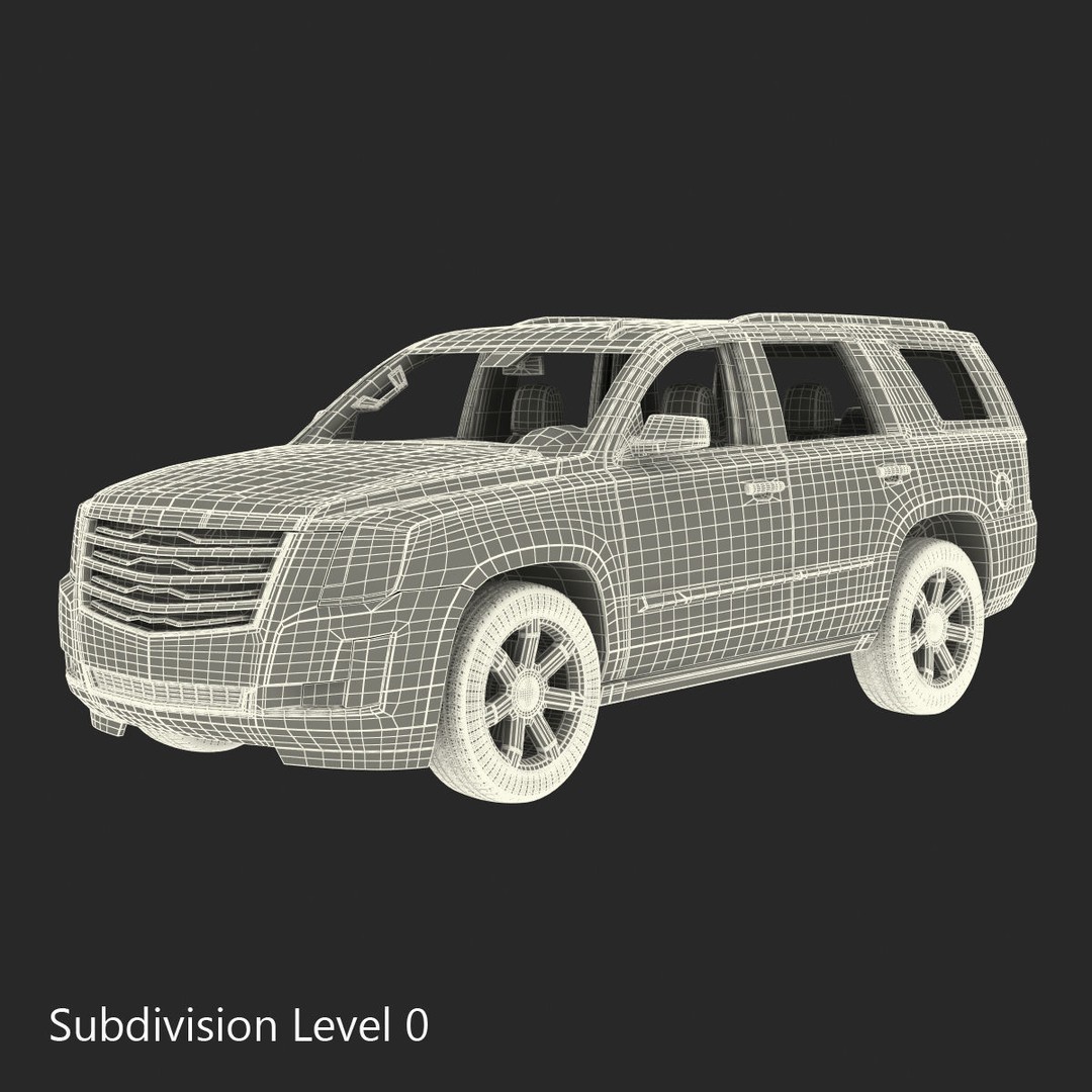 Generic SUV 3D Model – Rigged High-Quality Car Asset, FBX, OBJ - View 38