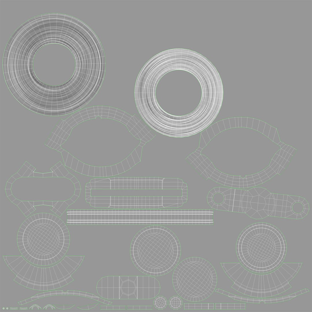 Generic SUV 3D Model – Rigged High-Quality Car Asset, FBX, OBJ - View 42