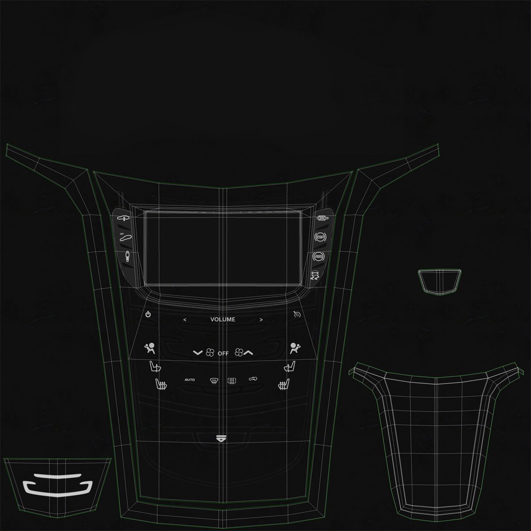 Generic SUV 3D Model – Rigged High-Quality Car Asset, FBX, OBJ - View 43