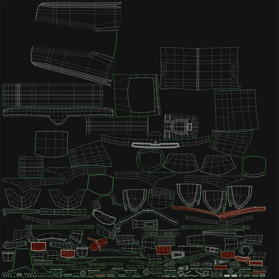 Generic SUV 3D Model – Rigged High-Quality Car Asset, FBX, OBJ - View 45