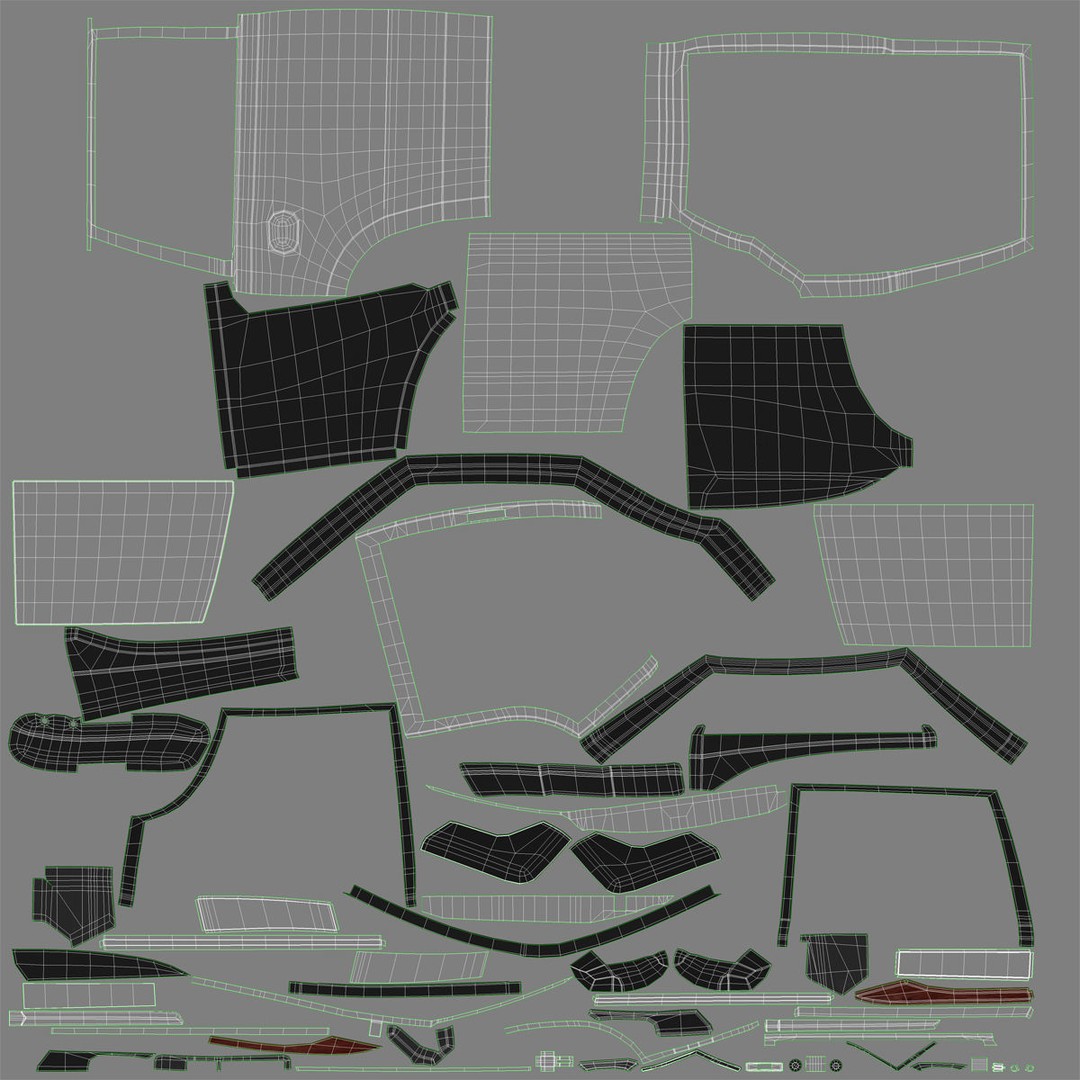 Generic SUV 3D Model – Rigged High-Quality Car Asset, FBX, OBJ - View 47