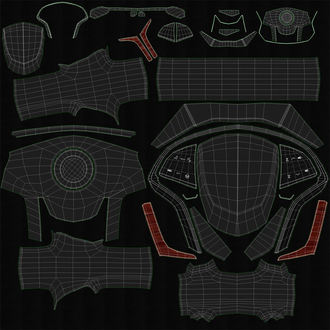 Generic SUV 3D Model – Rigged High-Quality Car Asset, FBX, OBJ - View 49