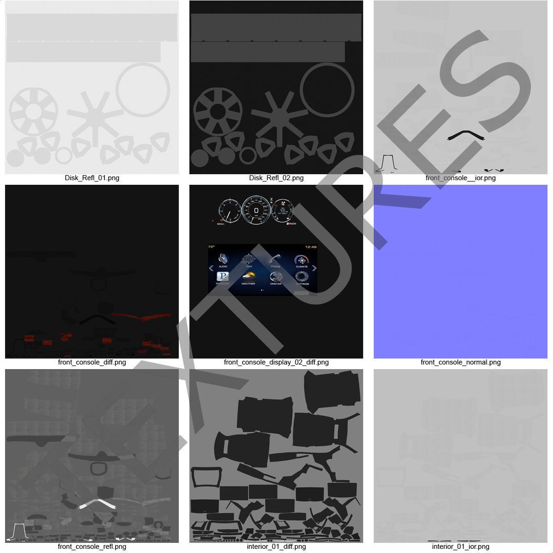 Generic SUV 3D Model – Rigged High-Quality Car Asset, FBX, OBJ - View 52