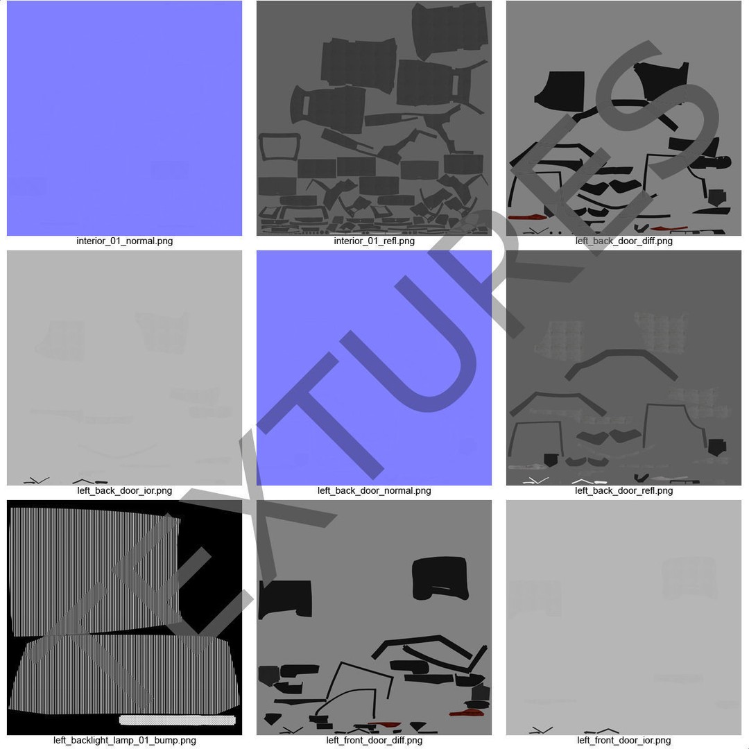 Generic SUV 3D Model – Rigged High-Quality Car Asset, FBX, OBJ - View 53