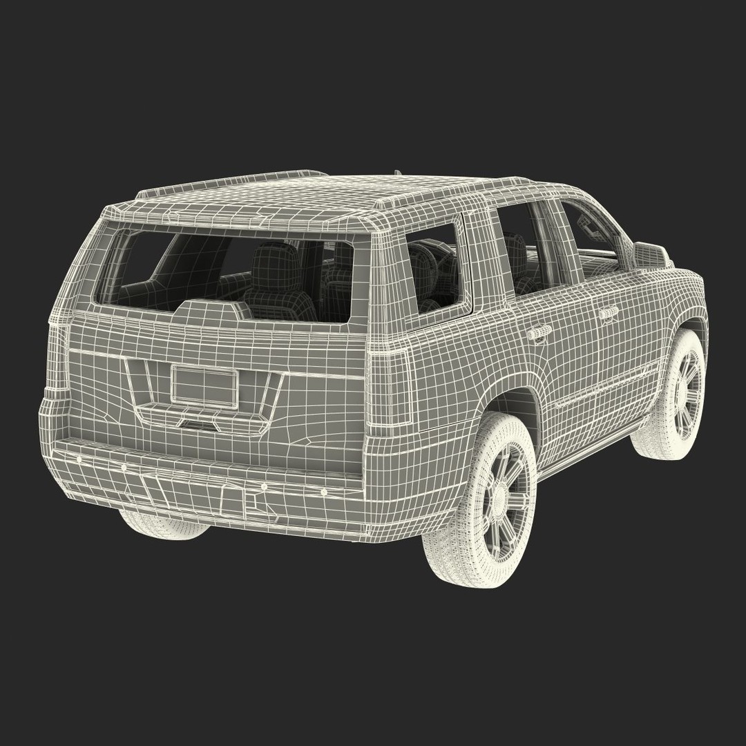 Generic SUV 3D Model – Rigged High-Quality Car Asset, FBX, OBJ - View 56