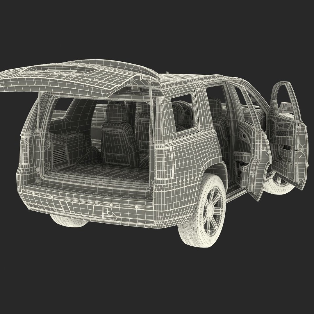 Generic SUV 3D Model – Rigged High-Quality Car Asset, FBX, OBJ - View 57