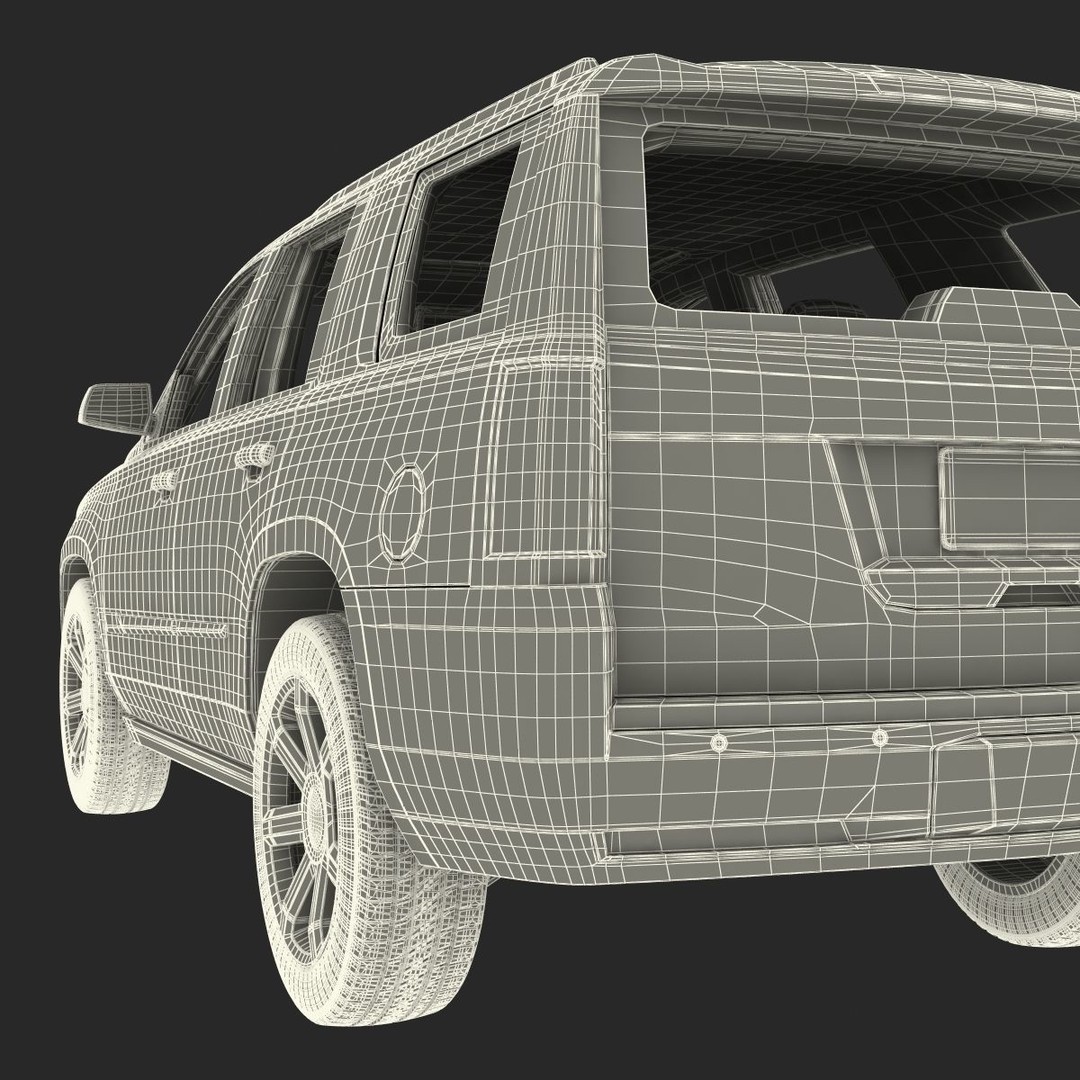 Generic SUV 3D Model – Rigged High-Quality Car Asset, FBX, OBJ - View 63