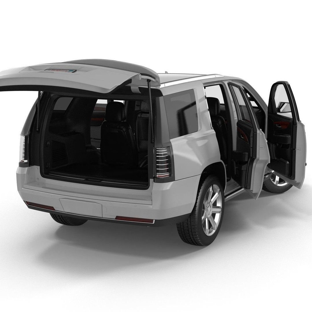 Generic SUV 3D Model – Rigged High-Quality Car Asset, FBX, OBJ - View 7