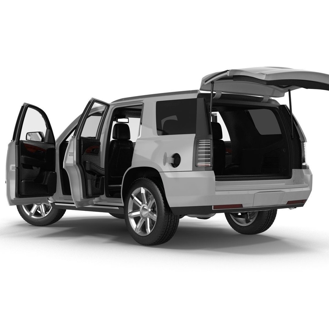 Generic SUV 3D Model – Rigged High-Quality Car Asset, FBX, OBJ - View 9