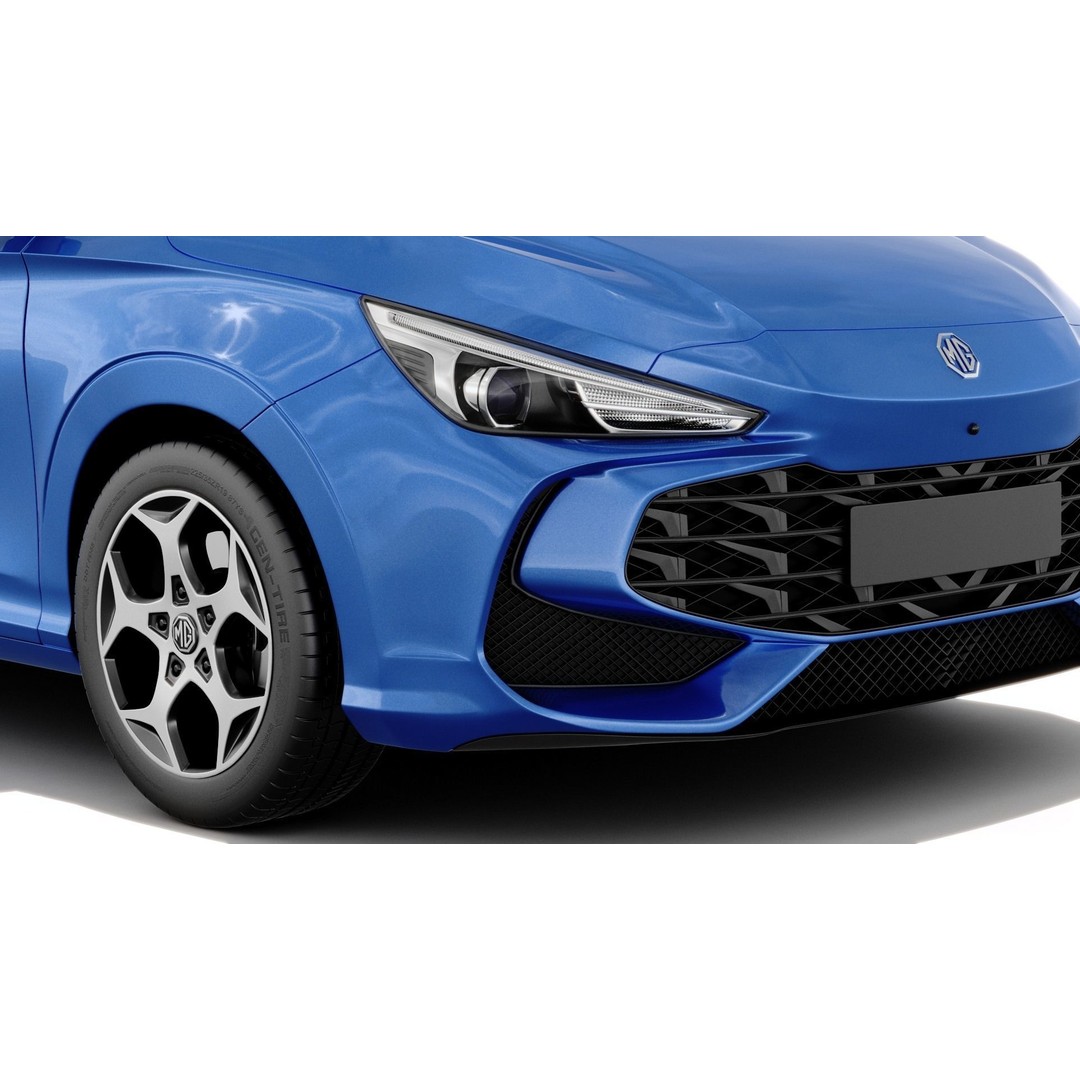 MG 3 2025 3D Model – Detailed Car Interior and Exterior, FBX, OBJ - View 12