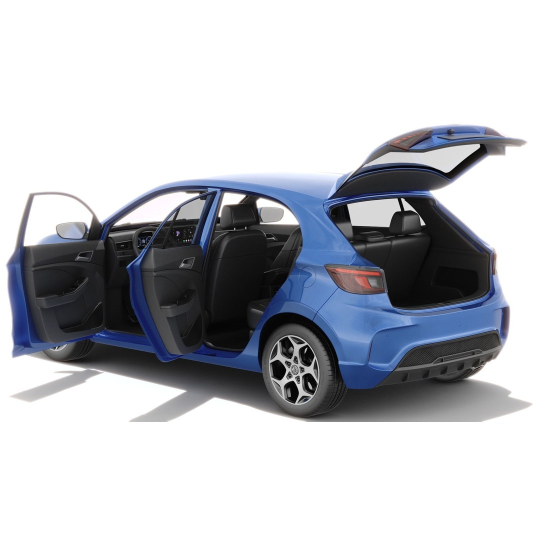 MG 3 2025 3D Model – Detailed Car Interior and Exterior, FBX, OBJ - View 14