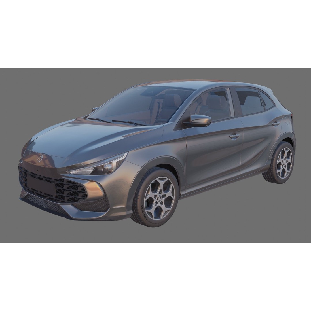 MG 3 2025 3D Model – Detailed Car Interior and Exterior, FBX, OBJ - View 21