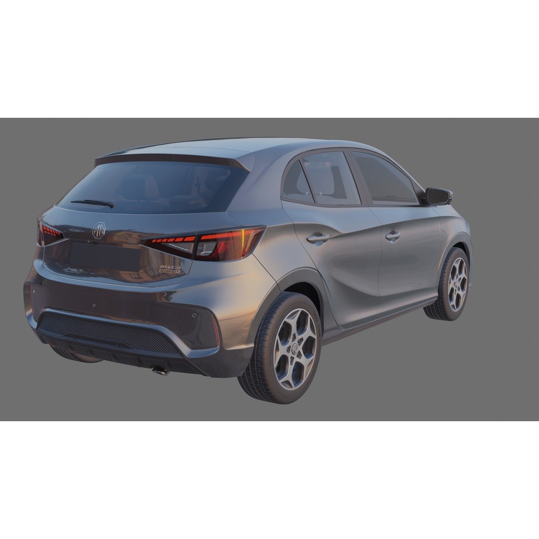 MG 3 2025 3D Model – Detailed Car Interior and Exterior, FBX, OBJ - View 22