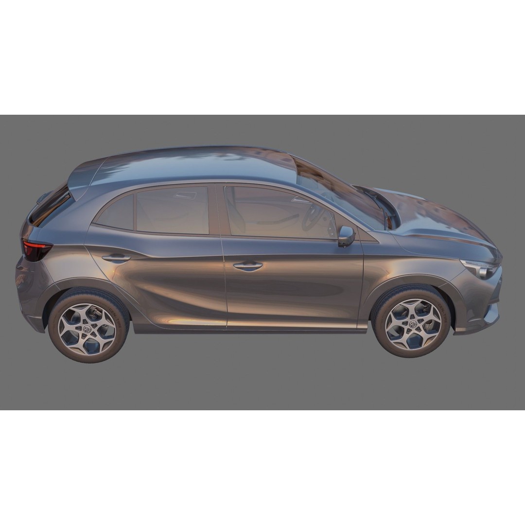 MG 3 2025 3D Model – Detailed Car Interior and Exterior, FBX, OBJ - View 23
