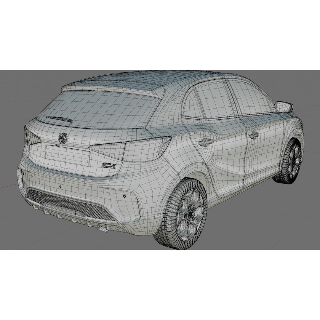 MG 3 2025 3D Model – Detailed Car Interior and Exterior, FBX, OBJ - View 28