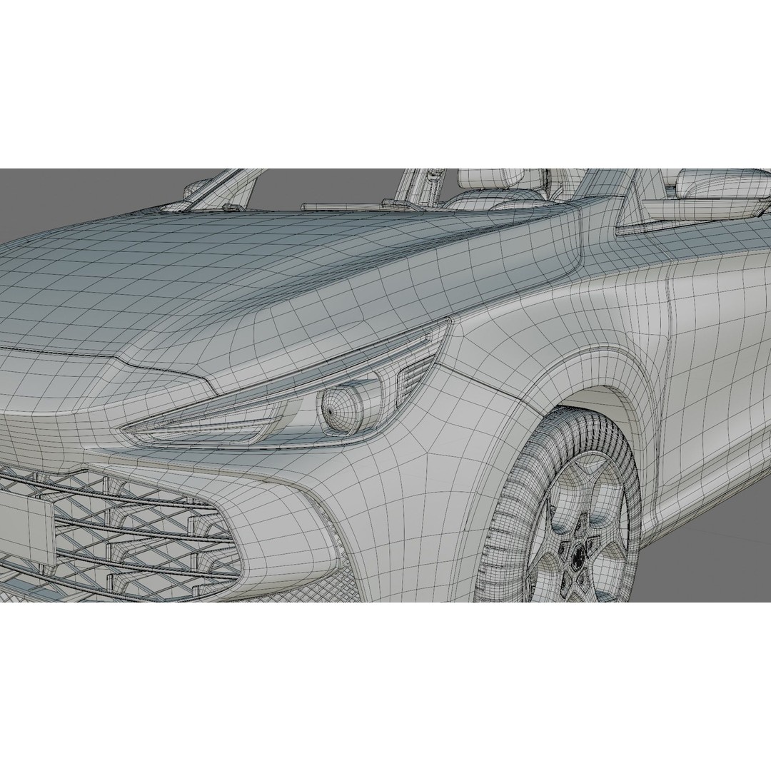MG 3 2025 3D Model – Detailed Car Interior and Exterior, FBX, OBJ - View 29