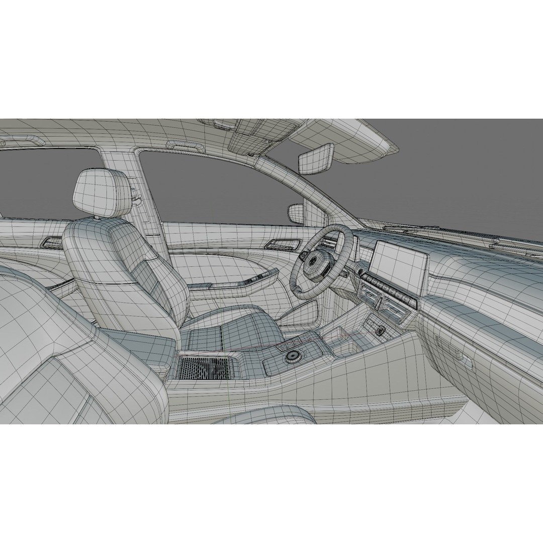 MG 3 2025 3D Model – Detailed Car Interior and Exterior, FBX, OBJ - View 31