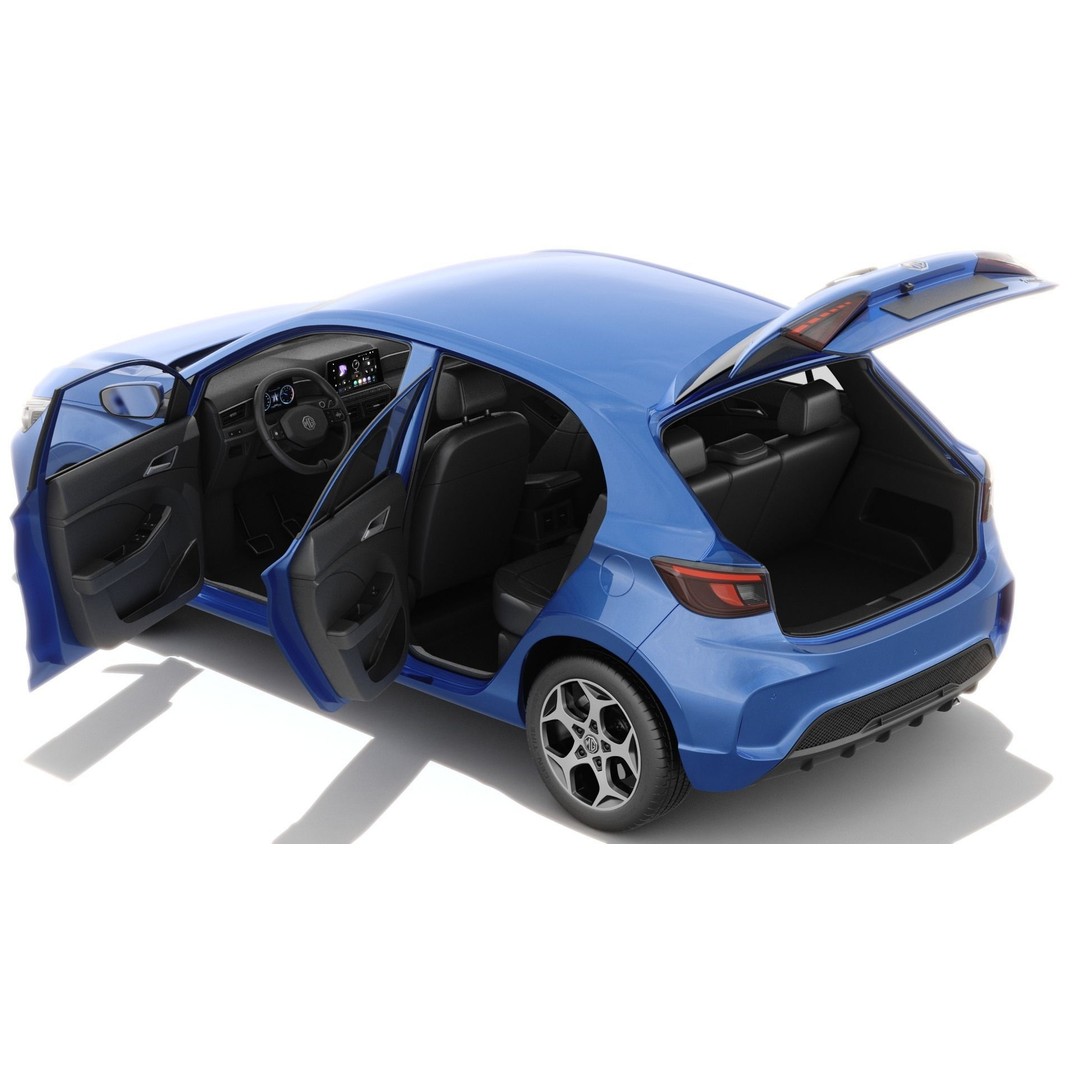 MG 3 2025 3D Model – Detailed Car Interior and Exterior, FBX, OBJ - View 4