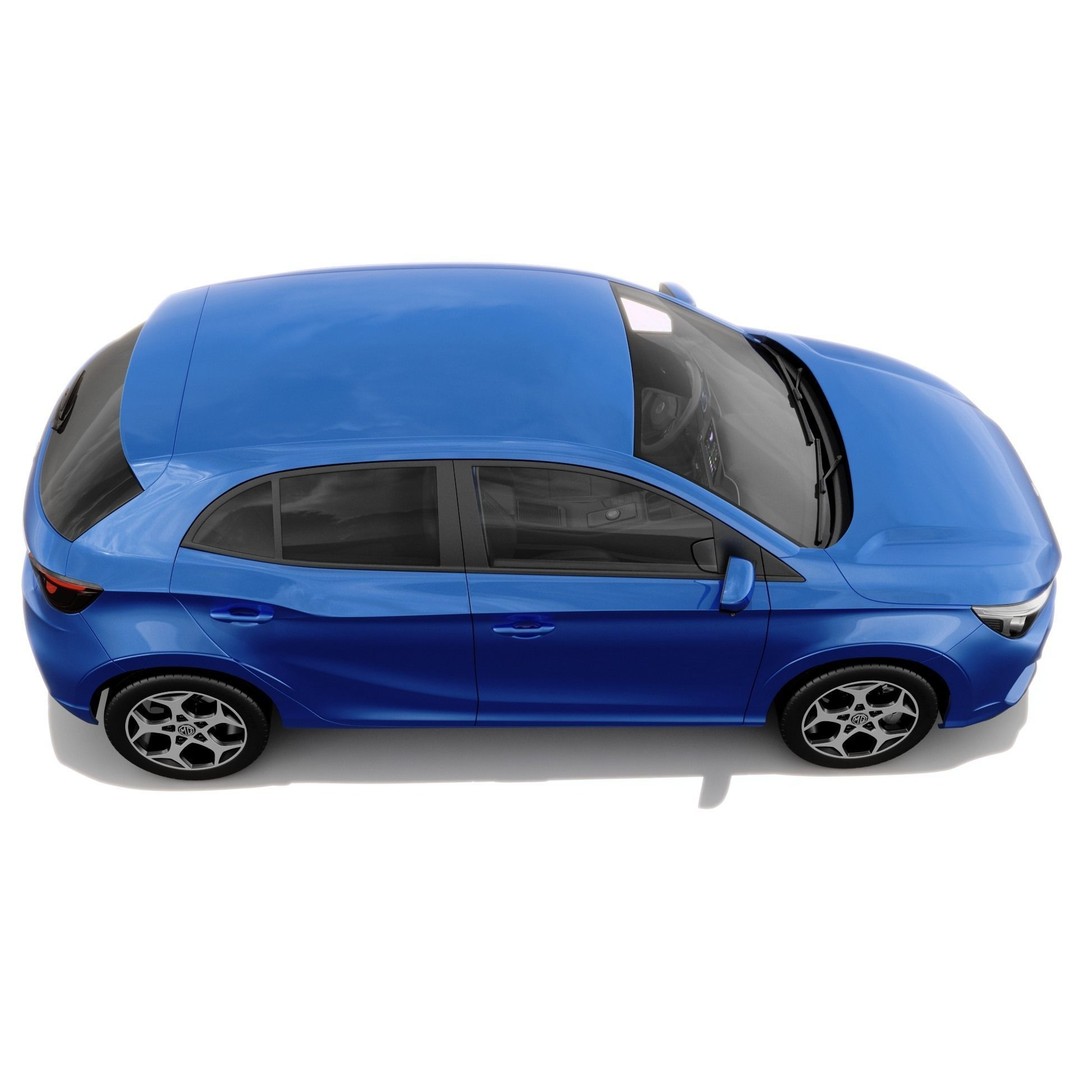 MG 3 2025 3D Model – Detailed Car Interior and Exterior, FBX, OBJ - View 9