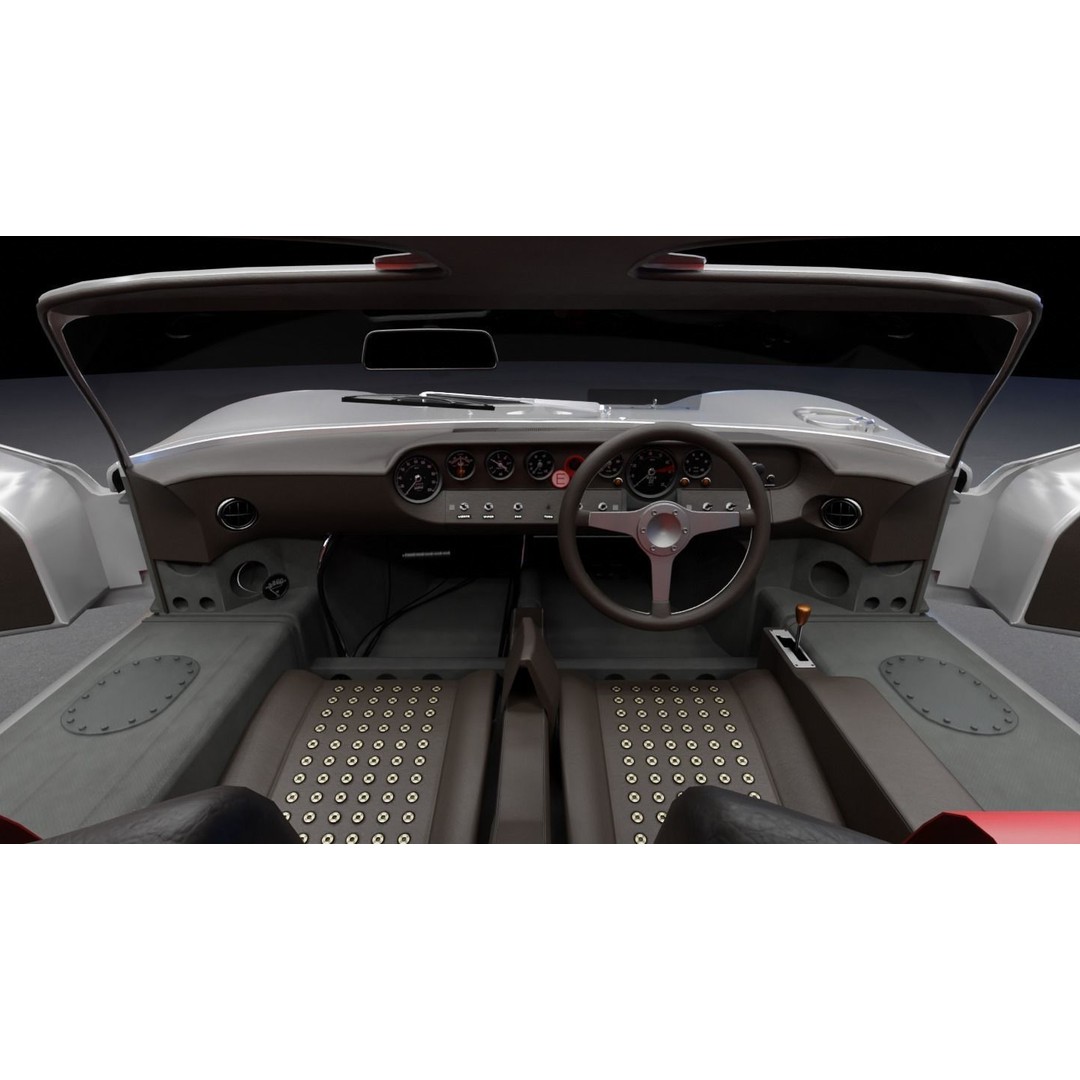 Race Car 3D Model – High Fidelity Vehicle Asset, FBX, Game Ready