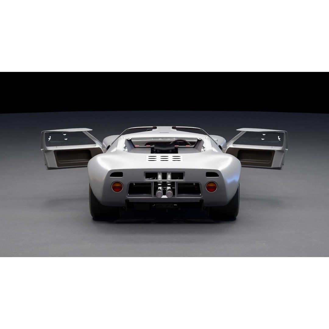 Race Car 3D Model – High Fidelity Vehicle Asset, FBX, Game Ready - View 11