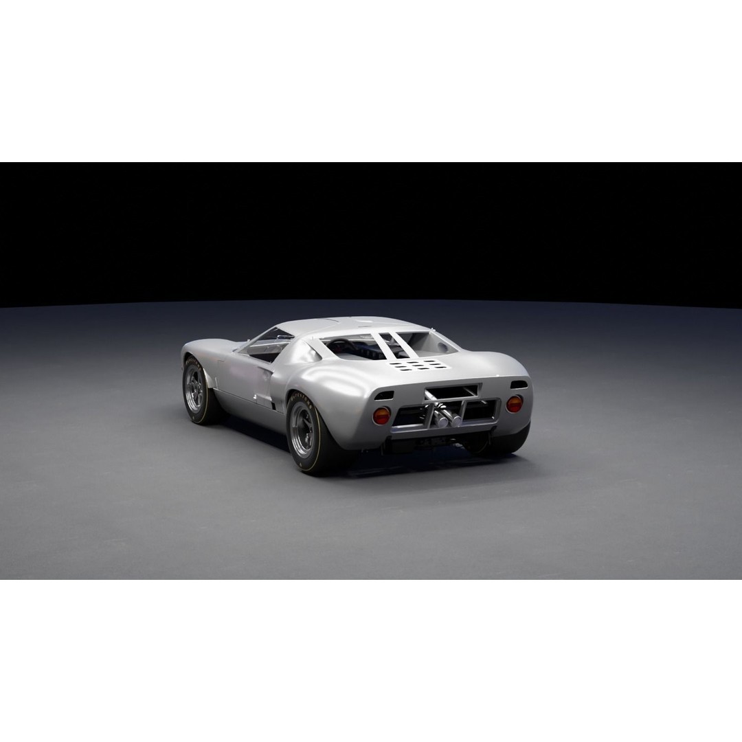Race Car 3D Model – High Fidelity Vehicle Asset, FBX, Game Ready - View 12