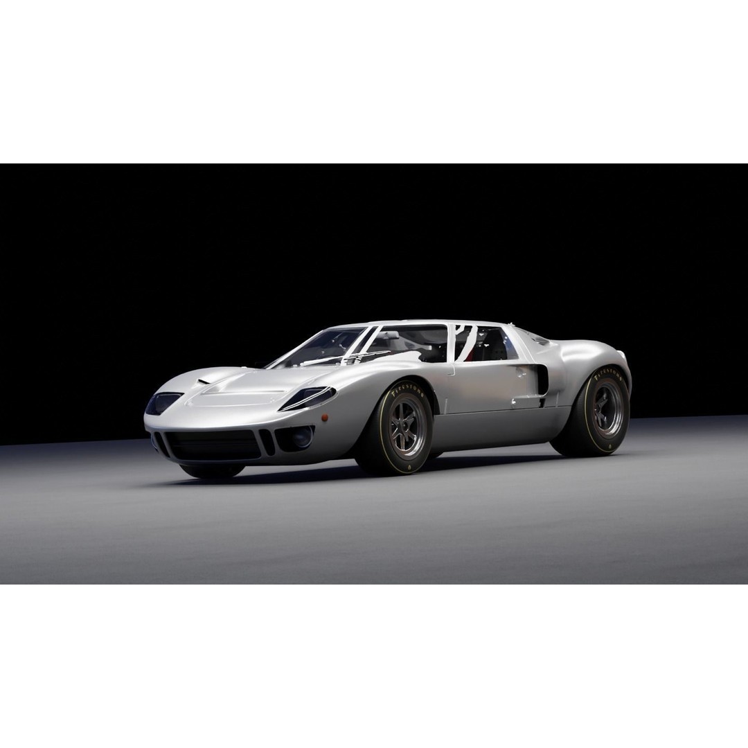 Race Car 3D Model – High Fidelity Vehicle Asset, FBX, Game Ready - View 14