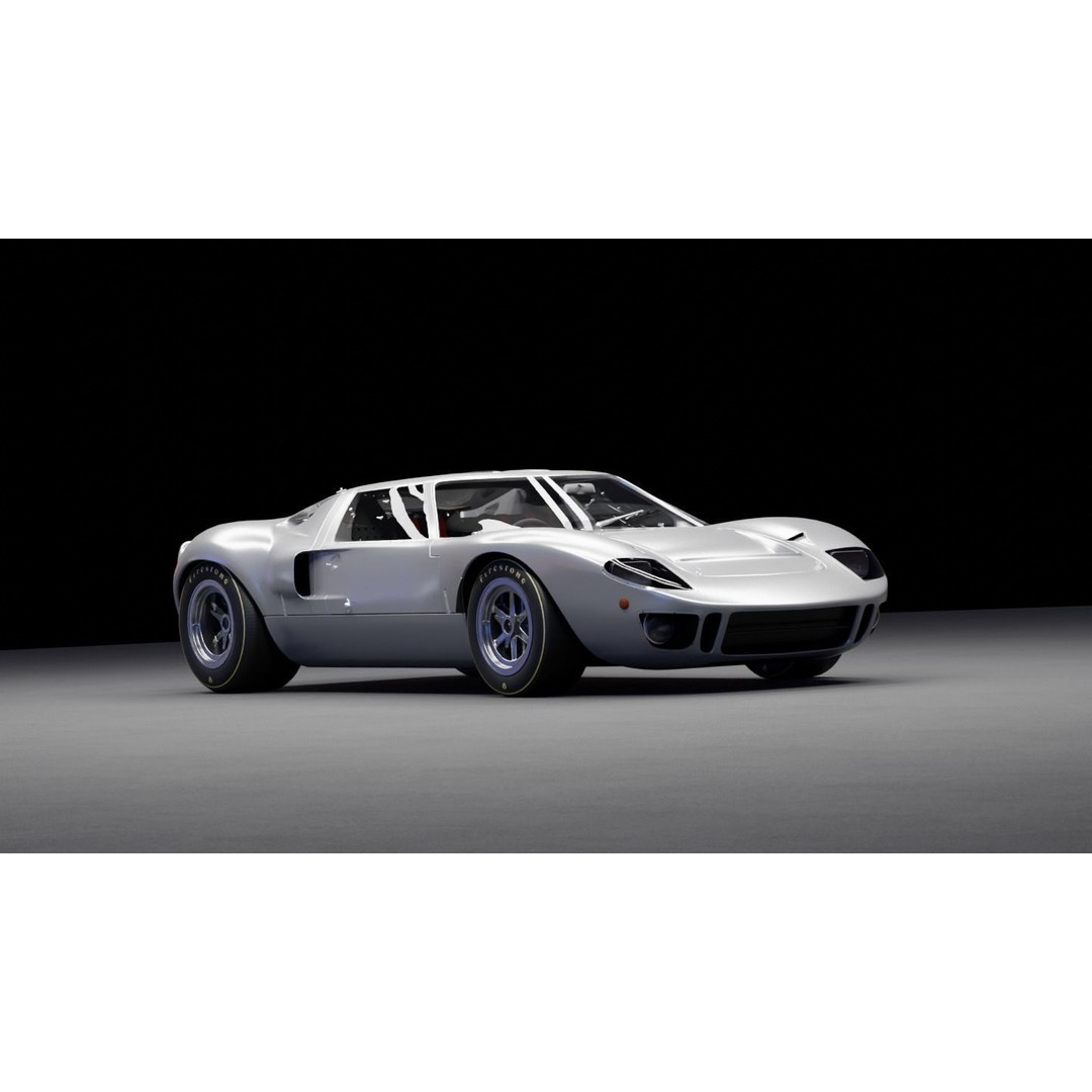 Race Car 3D Model – High Fidelity Vehicle Asset, FBX, Game Ready - View 17