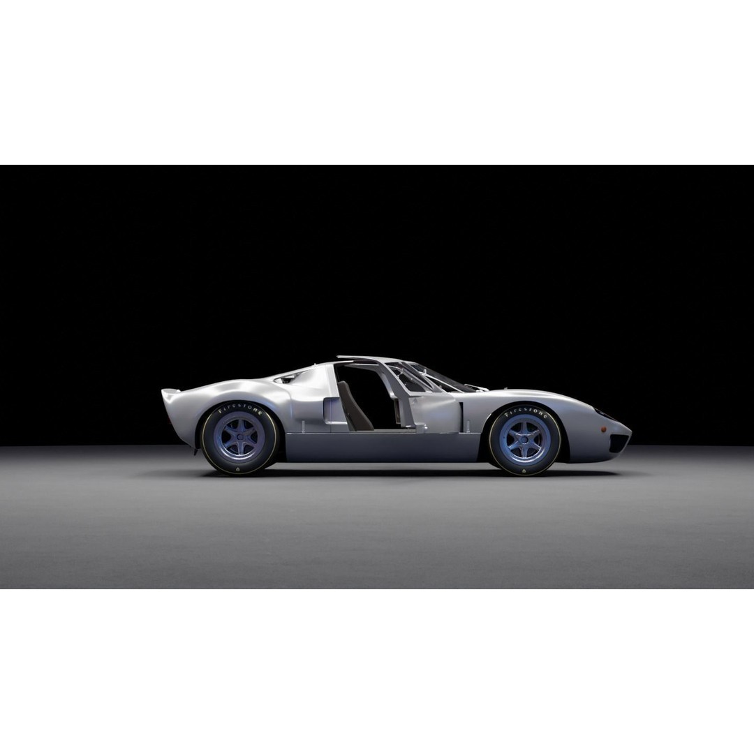 Race Car 3D Model – High Fidelity Vehicle Asset, FBX, Game Ready - View 18